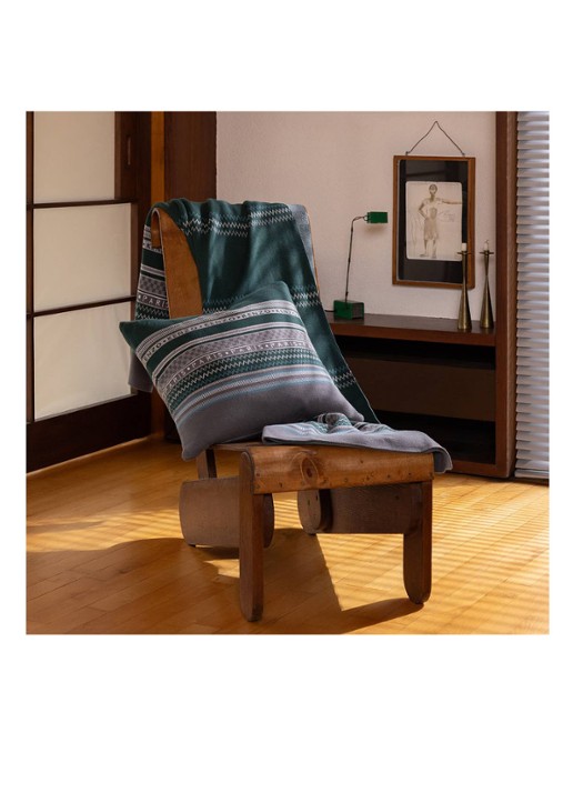 KENZO Jakado sierkussenhoes 45 x 45 cm - voorkant 2 groen