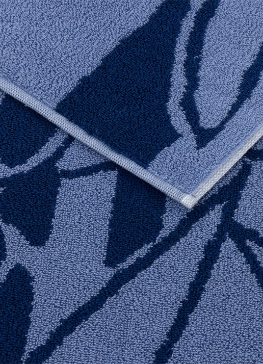KENZO K Bamboo strandlaken - 90 x 160 cm - voorkant 4 blauw