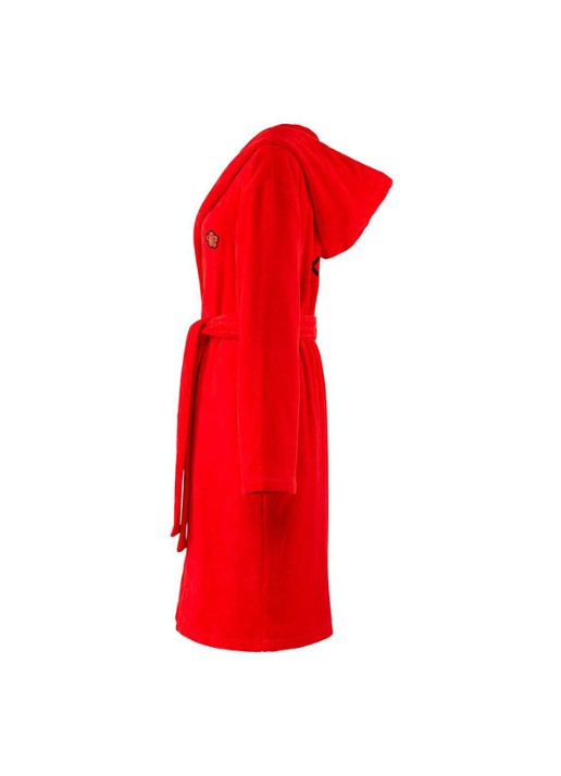 KENZO K Boke badjas van  katoen - unisex - voorkant 2 rood