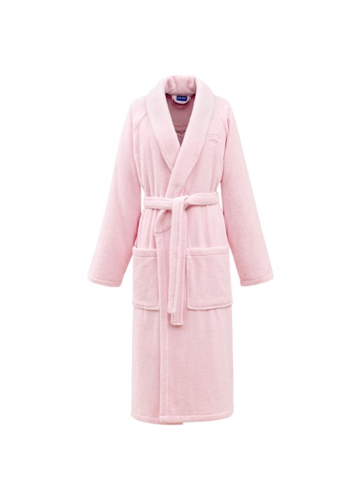 KENZO K Bokeheart badjas met logoborduring - voorkant 4 rose