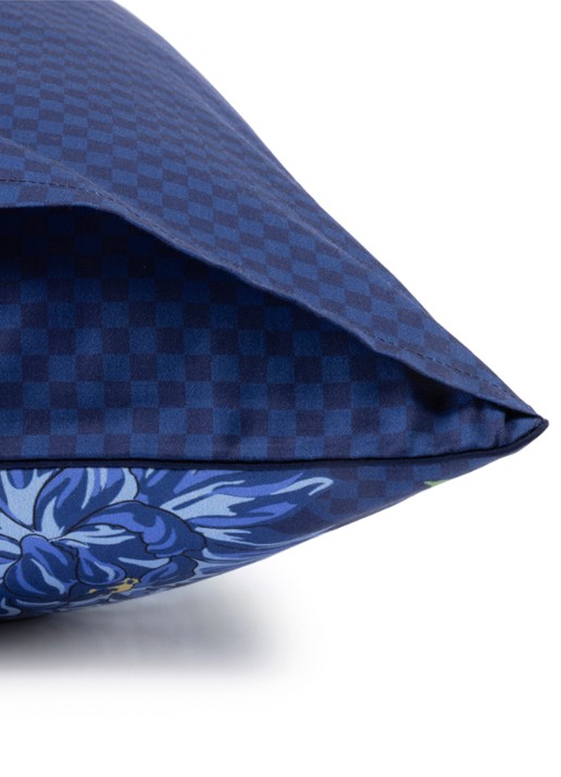 KENZO K Dahlia kussensloop - voorkant 6 blauw