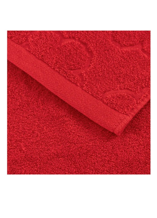 KENZO K Hanadot badlaken 90 x 150 cm - achterkant 5 koraalrood