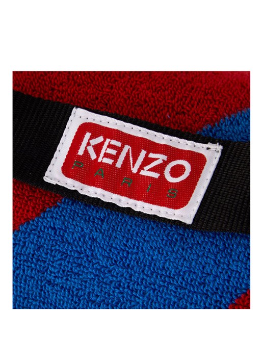 KENZO K Label strandlaken - 500gr/m2 - 90 x 160 cm  - detail rood
