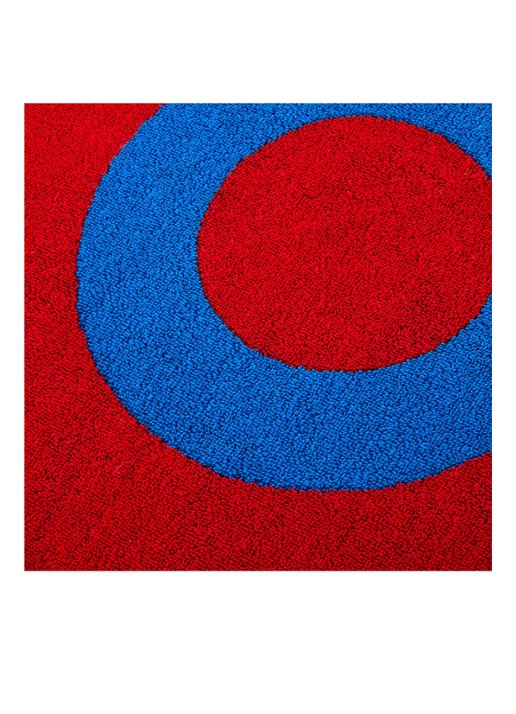 KENZO K Label strandlaken - 500gr/m2 - 90 x 160 cm  - detail 2 rood