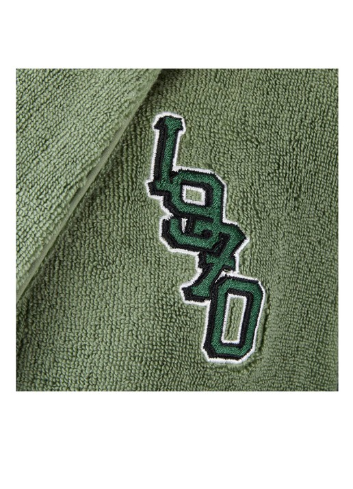 KENZO K Vtiger badjas van  katoen met logoprint - achterkant 2 lindegroen