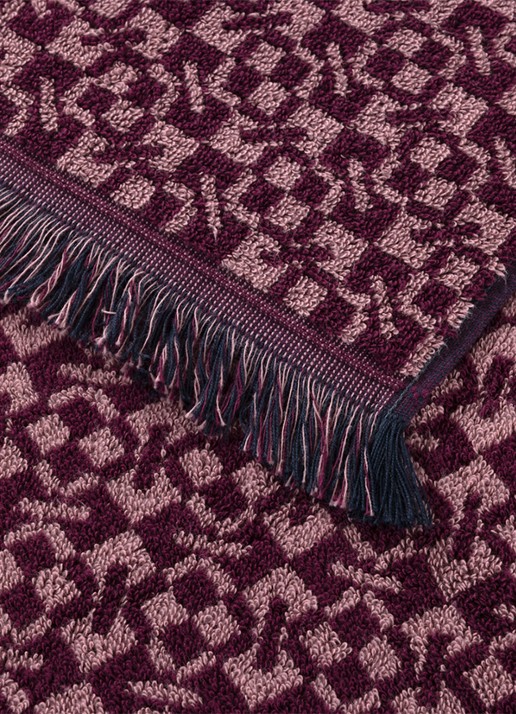 KENZO Kenzoka badhanddoek 90 x 150 cm - detail 3 aubergine