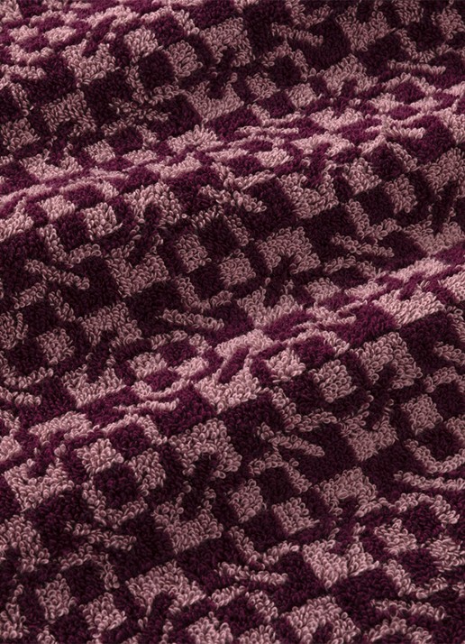 KENZO Kenzoka badhanddoek 90 x 150 cm - detail 4 aubergine