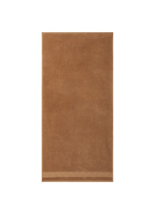 KENZO Weave badhanddoek - 55 x 100 cm - voorkant 2 camel