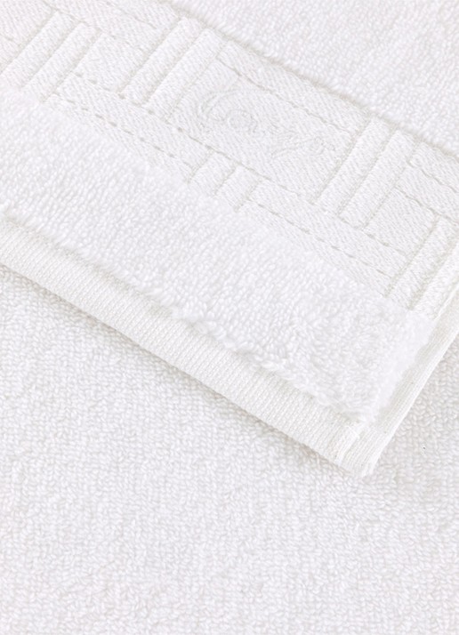 KENZO Weave badlaken - 92 x 150 cm - voorkant 2 wit