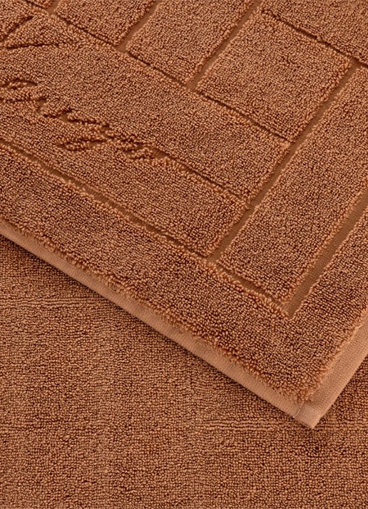 KENZO Weave badmat 55 x 80 cm - detail camel