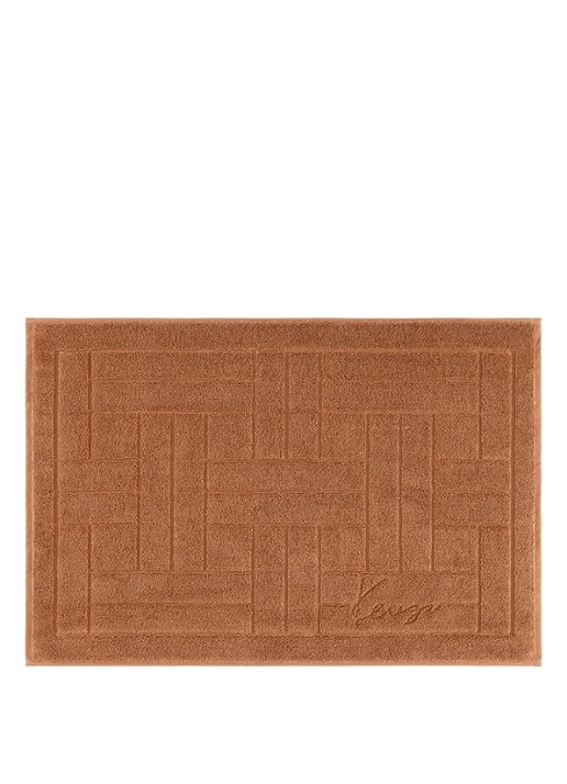 KENZO Weave badmat 55 x 80 cm - voorkant 2 camel