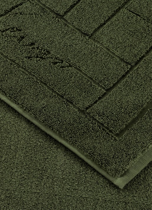 KENZO Weave badmat 55 x 80 cm - detail 2 khaki