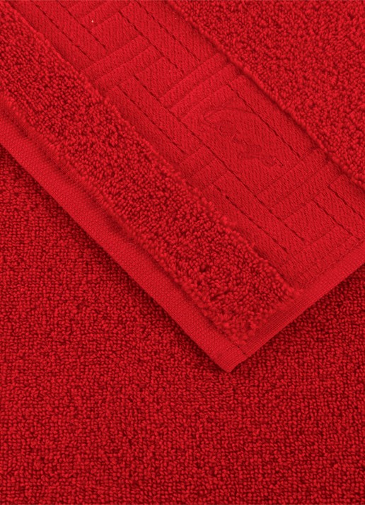 KENZO Weave gastendoek - 45 x 70 cm - voorkant 3 rood