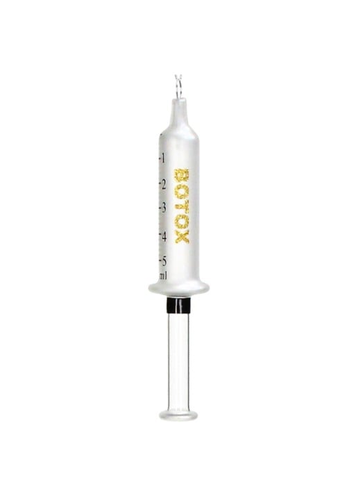 Kersten Botox Spuit kersthanger 16,4 cm - achterkant 2 transparant