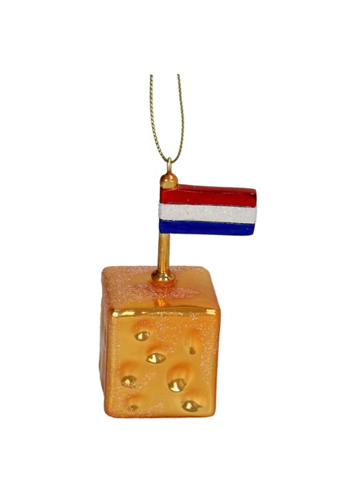 Kersten Hollandse Kaas kersthanger 8 cm