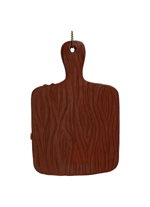 Kersten Kaasplank kersthanger 10,2 cm - achterkant 2 bruin