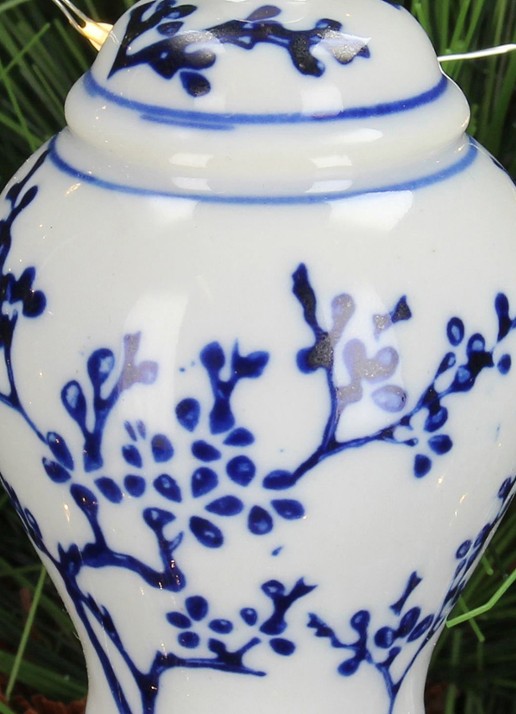 Kersten Porseleinen Pot kersthanger 8 cm - detail 2 multicolor