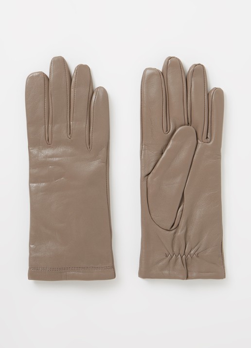 Kessler Chelsea Touch handschoenen van leer - voorkant taupe