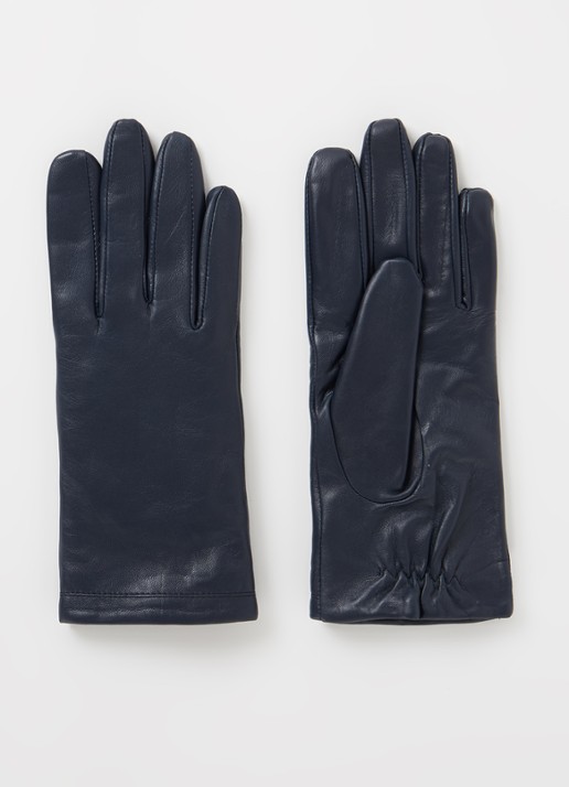 Kessler Chelsea Touch handschoenen van leer - voorkant donkerblauw