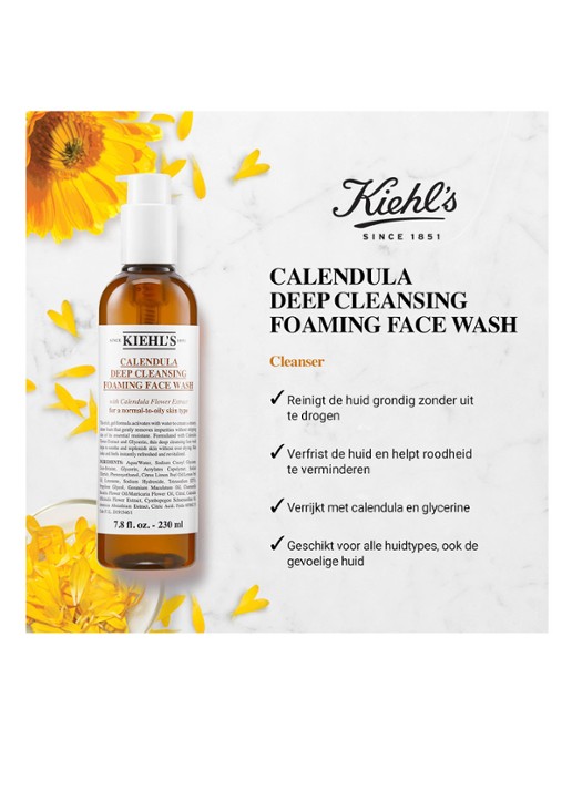 Kiehl's Calendula Foaming Wash - reinigingsschuim - detail 2 undefined