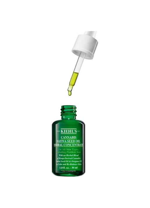Kiehl's Cannabis Sativa Seed Oil Herbal Concentrate - gezichtsolie - voorkant 2 undefined