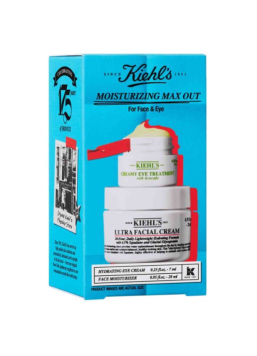 Kiehl's Moisturizing Max Out Set - verzorgingsset - voorkant 2 undefined