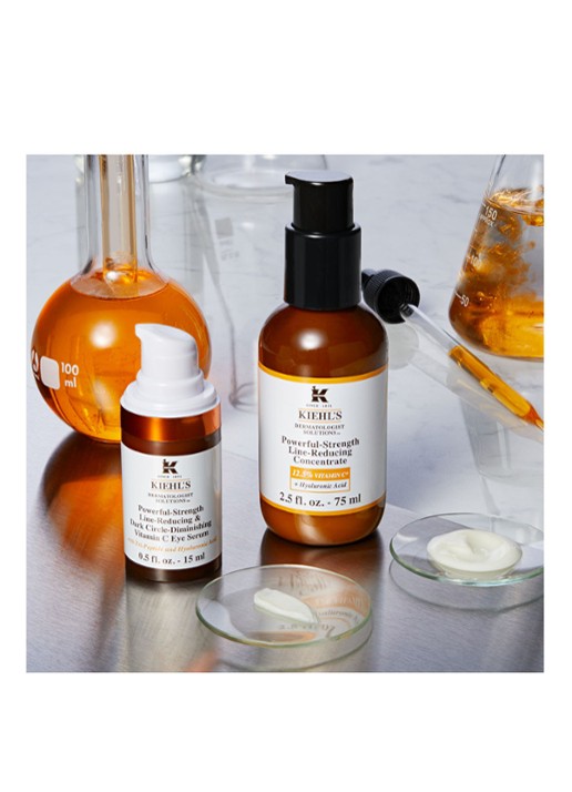 Kiehl's Powerful-Strength Line-Reducing & Dark Circle-Diminishing Vitamin C Eye Serum - oogserum - voorkant 3 undefined