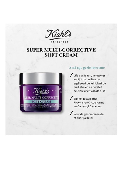 Kiehl's Super Multi Corrective Soft Cream - anti-rimpel créme - detail 2 undefined