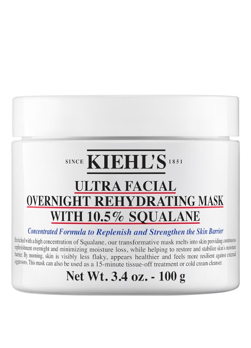Kiehl's Ultra Facial Overnight Hydrating Mask With 10,5% Squalane - nachtmasker