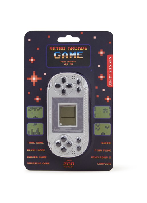 Kikkerland Retro Arcade game boy - voorkant wit
