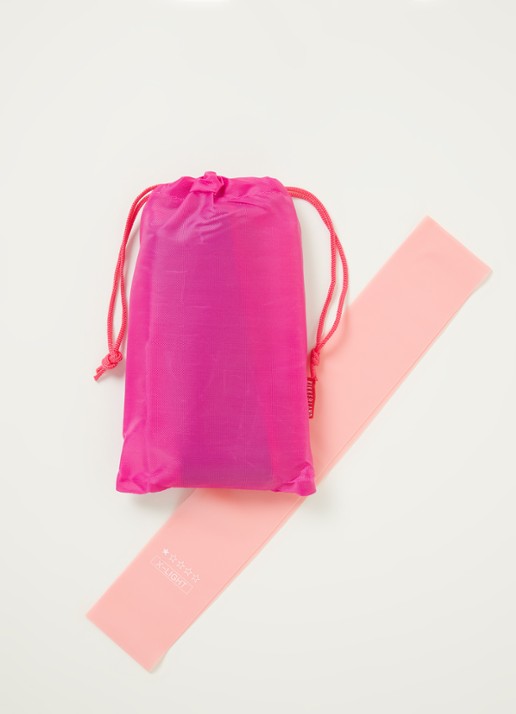 Kikkerland Weerstandsband set van 5 - detail roze