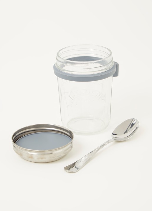 Kilner To Go ontbijtbeker met lepel 35 cl  - detail 3 transparant