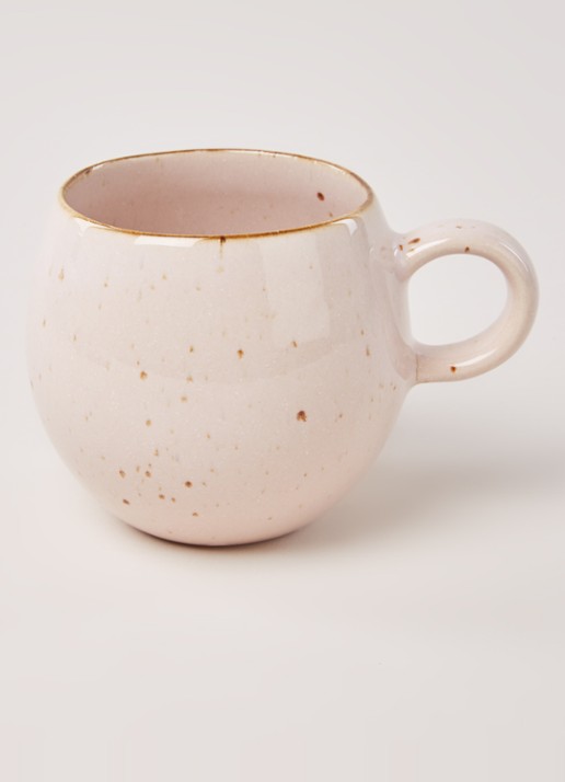 Kitchen Trend Stone kopje 20 cl - voorkant 3 roze