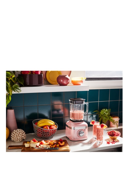 KitchenAid Artisan blender 1,4 liter K400 - Zijderoze - voorkant 5 lichtroze