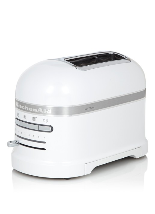 KitchenAid Artisan broodrooster 2-slots 5KMT2204 - Frosted Pearl - voorkant 2 wit