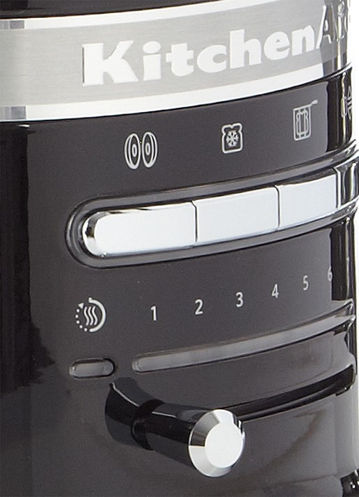 KitchenAid Artisan broodrooster 2-slots 5KMT2204 - Onyx Zwart - detail zwart