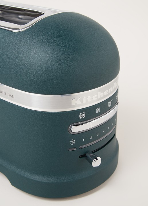 KitchenAid Artisan broodrooster 2-slots 5KMT2204 - Pebbled Palm - detail 3 groen