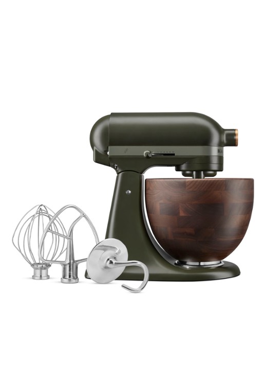 KitchenAid Artisan keukenmachine 4,7 liter 5KSM180WSEEG - Evergreen - detail 2 donkerbruin