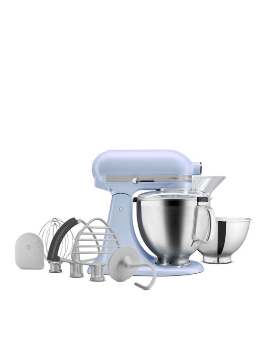 KitchenAid Artisan keukenmachine 4,7 liter 5KSM195PSEOA - Blue Salt - voorkant 2 blue salt