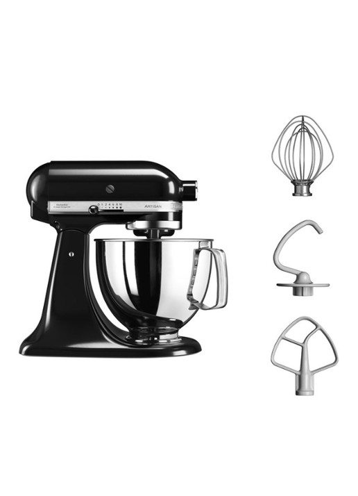 KitchenAid Artisan keukenmachine 4,8 liter 5KSM125EOB - Onyx Zwart - detail 4 onyx zwart