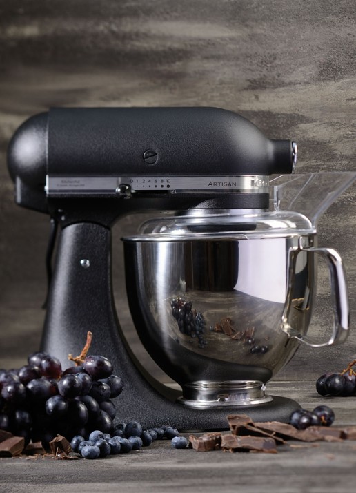 KitchenAid Artisan keukenmachine 4,8 liter 5KSM175PSEBK - Vulkaanzwart - voorkant 7 vulkaanzwart