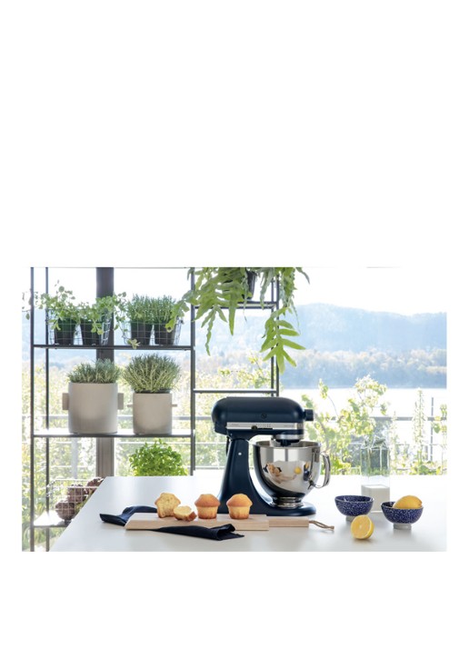 KitchenAid Artisan keukenmachine 4,8 liter 5KSM175PSEIB - Matte Ink Blue - voorkant 2 matte ink blue
