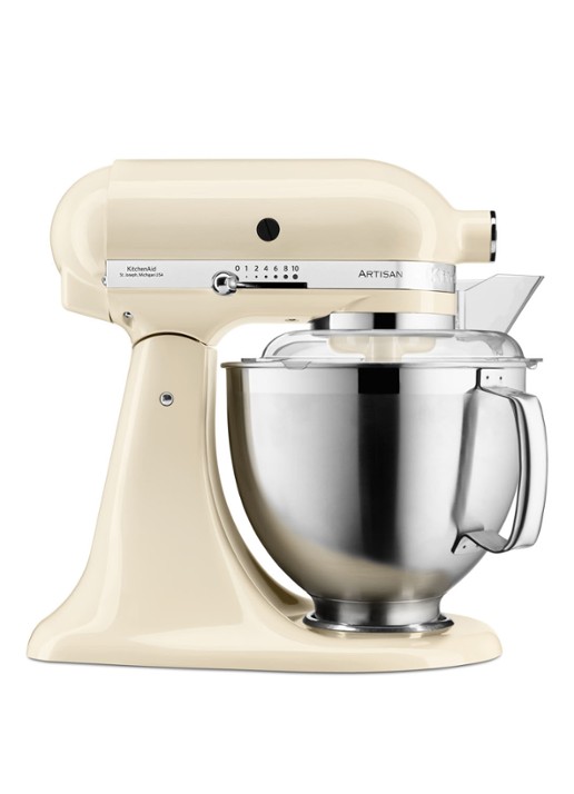KitchenAid Artisan keukenmachine 4,8 liter 5KSM185PS - Amandelwit - voorkant 6 creme