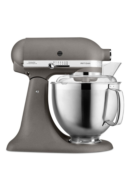 KitchenAid Artisan keukenmachine 4,8 liter 5KSM185PSEGR - Imperial Grey - voorkant imperial grey
