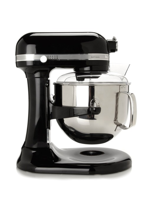 KitchenAid Artisan keukenmachine 6,9 liter 5KSM7580XEOB - Onyx Zwart - voorkant 3 zwart