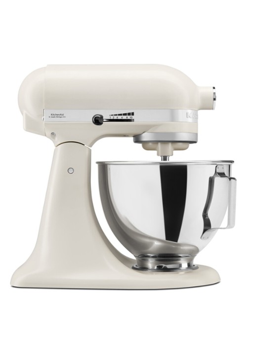 KitchenAid Artisan keukenmachine met kantelbare kop 4,3 liter 5KSM95PS - voorkant 6 wit