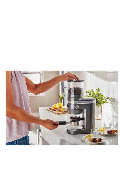 KitchenAid Artisan koffiemolen 5KCG8433 - detail tingrijs