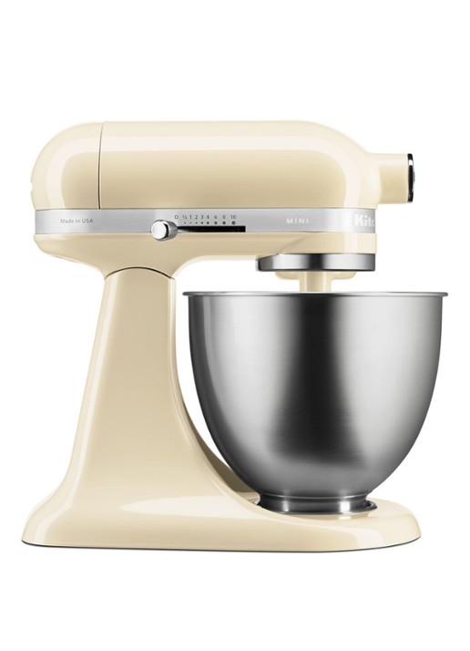 KitchenAid Artisan mini keukenmachine 3,3 liter 5KSM3311X - Amandelwit - voorkant 5 amandelwit