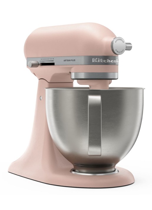 KitchenAid Artisan Plus keukenmachine met kantelbare kop 4,7 liter - achterkant 5 feather pink