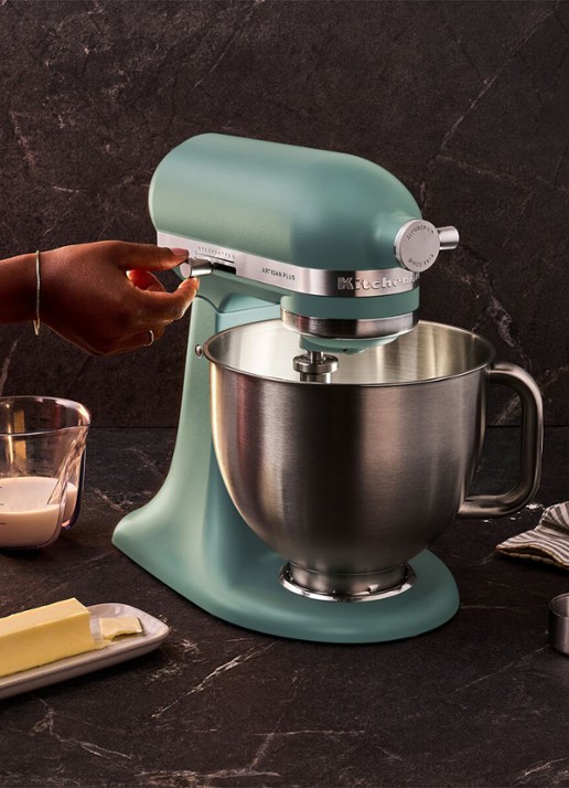 KitchenAid Artisan Plus keukenmachine met kantelbare kop 4,7 liter - voorkant 5 mint julep